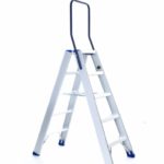 Dubbele trap Eurostairs Professioneel 5 treden