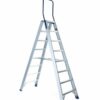 Dubbele trap Eurostairs Professioneel 8 treden