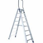 Dubbele trap Eurostairs Professioneel 8 treden