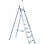 Dubbele trap Eurostairs Professioneel 9 treden