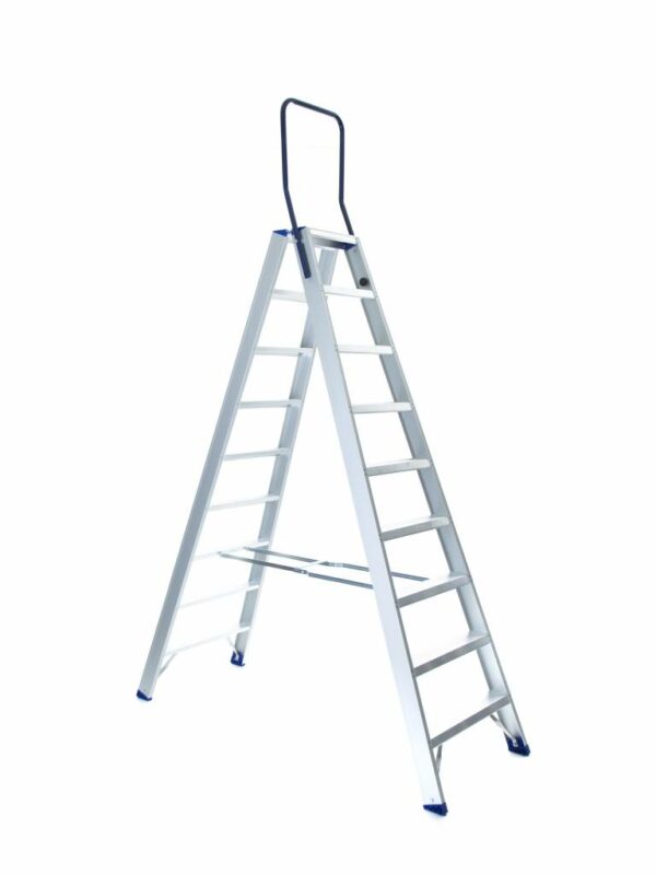 Dubbele trap Eurostairs Professioneel 9 treden