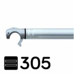 Rolsteiger horizontaal schoor 3.05m