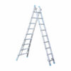 Eurostairs Reform ladder dubbel uitgebogen 2x9 sporten