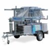Steigeraanhanger + Rolsteiger euro 135 x 250 10,2m + enkele voorloopleuning
