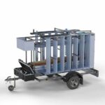 Steigeraanhanger afsluitbaar 250 + Rolsteiger Basic 135x250 10,2m werkhoogte Voorraad model ACTIE!