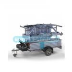 Steigeraanhanger 250 + Rolsteiger Standaard 135x250 10,2m werkhoogte enkele voorloopleuning