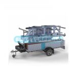 Steigeraanhanger 305 + Rolsteiger Standaard 135x305 10,2m werkhoogte enkele voorloopleuning