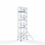 Rolsteiger Standaard 135x190 9,2m werkhoogte carbon vloer + enkele voorloopleuning