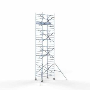 Rolsteiger Standaard 135x190 9,2m werkhoogte carbon vloer + enkele voorloopleuning