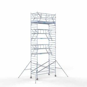 Rolsteiger Standaard 135x305 9,2m werkhoogte carbon vloer + dubbele voorloopleuning