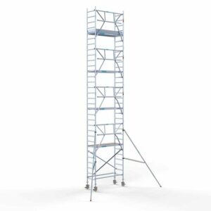 Rolsteiger Standaard 75x190 10,2m werkhoogte carbon vloer + enkele voorloopleuning