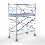 Rolsteiger Standaard 135x250 4,2m werkhoogte carbon vloer + dubbele voorloopleuning