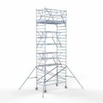 Rolsteiger Standaard 135x250 8,2m werkhoogte carbon vloer + dubbele voorloopleuning