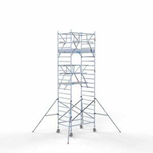 Rolsteiger Standaard 135x190 7,2m werkhoogte carbon vloer + dubbele voorloopleuning