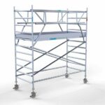 Rolsteiger Standaard 135x305 4,2m werkhoogte + dubbele voorloopleuning