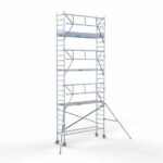 Rolsteiger Standaard 75x305 8,2m werkhoogte carbon vloer + enkele voorloopleuning