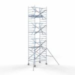 Rolsteiger Standaard 135x190 8,2m werkhoogte carbon vloer + enkele voorloopleuning