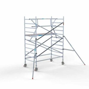 Rolsteiger Standaard 135x250 4,2m werkhoogte carbon vloer + enkele voorloopleuning