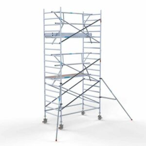 Rolsteiger Standaard 135x250 6,2m werkhoogte carbon vloer + enkele voorloopleuning