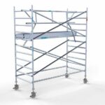 Rolsteiger Standaard 135x305 4,2m werkhoogte carbon vloer + enkele voorloopleuning