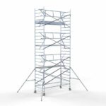 Rolsteiger Standaard 135x305 8,2m werkhoogte carbon vloer + enkele voorloopleuning