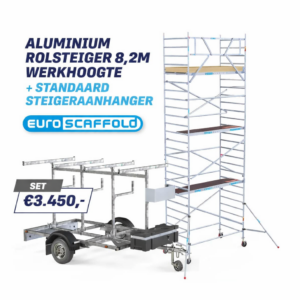Steigeraanhanger 250 + Basic rolsteiger 135x250x8,2m