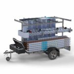 Steigeraanhanger 250 + Basic rolsteiger 135x250x6,2m werkhoogte