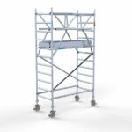 Rolsteiger Standaard 90x190 4,2m werkhoogte carbon vloer + dubbele voorloopleuning