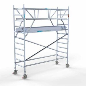 Rolsteiger Standaard 90x305 4,2m werkhoogte carbon vloer + dubbele voorloopleuning