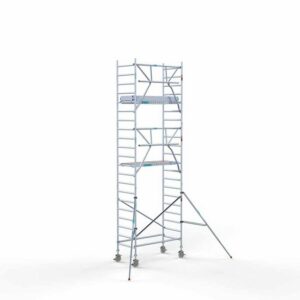 Rolsteiger Standaard 90x190 7,2m werkhoogte carbon vloer + enkele voorloopleuning