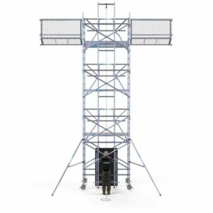 ALL-IN DEAL: Solar Rolsteiger 135x250x8,2m werkhoogte, inclusief solar lift, safeguard dakrandbeveiliging en aanhanger!