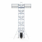 Solar Rolsteiger 135x250x12,2m werkhoogte, inclusief Solar lift, Safeguard dakrandbeveiliging