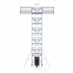 Solar Rolsteiger 135x250x12,2m werkhoogte, inclusief Solar lift, Safeguard dakrandbeveiliging