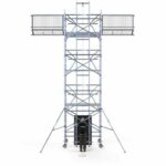 Solar Rolsteiger 135x305x8,2m werkhoogte, inclusief solar lift, Safeguard dakrandbeveiliging