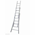 Ladder Type D gecoat driedelig uitgebogen 3x6 sporten