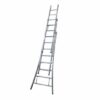 Ladder Type D gecoat driedelig uitgebogen 3x8 sporten