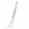 Ladder Type D gecoat driedelig uitgebogen 3x12 sporten + gevelrollen