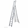 Ladder Type DB driedelig uitgebogen 3x12 sporten