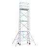 Kamersteiger compact 75x150 7,8m werkhoogte inclusief steigerwiel + stalen spindel