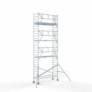 Rolsteiger Standaard 90x305 9,2m werkhoogte carbon vloer + enkele voorloopleuning