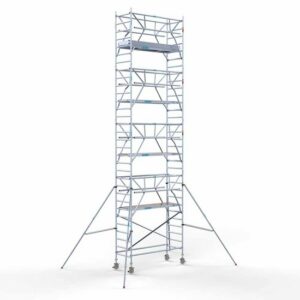 Rolsteiger Standaard 90x250 10,2m werkhoogte carbon vloer + dubbele voorloopleuning