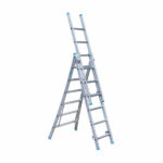 Eurostairs Reform ladder driedelig uitgebogen 3x6