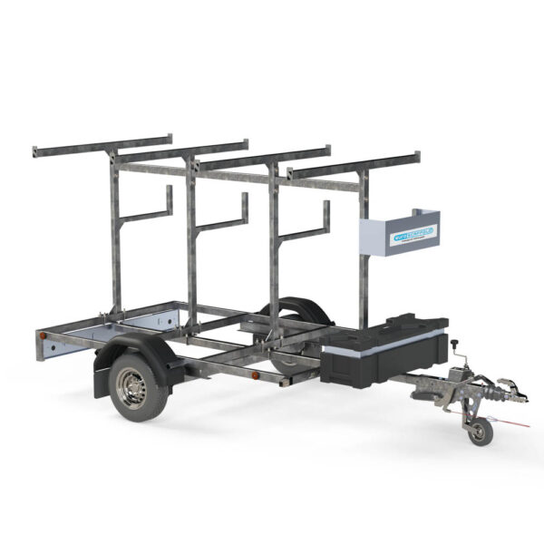 Steigeraanhanger 1350KG geremd 250cm