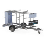 Steigeraanhanger afsluitbaar 3,05m - 1350Kg