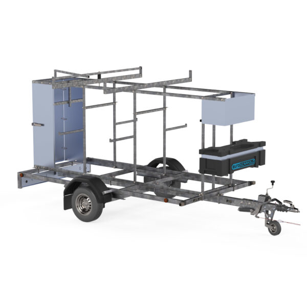 Steigeraanhanger afsluitbaar 3,05m - 1350Kg