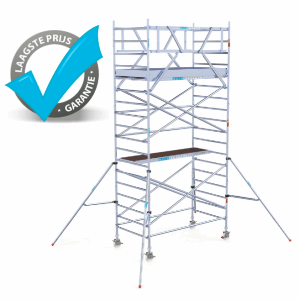 Rolsteiger Euroscaffold Original 135x250 6,2m vrijstaand