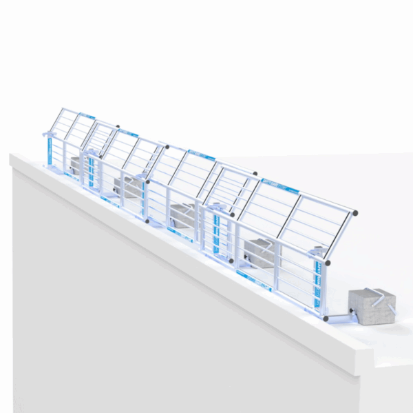 SGS Slim Plus dakrandbeveiliging 15 mtr complete set plat dak