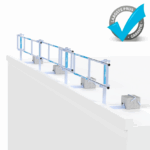 SGS Slim dakrandbeveiliging 9 meter complete set plat dak SGS